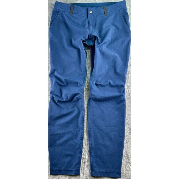 UNDER ARMOUR STORM1 Enduro Elite Pants Women's Size 10 Blue Flat Front W-16.75" - Picture 1 of 16